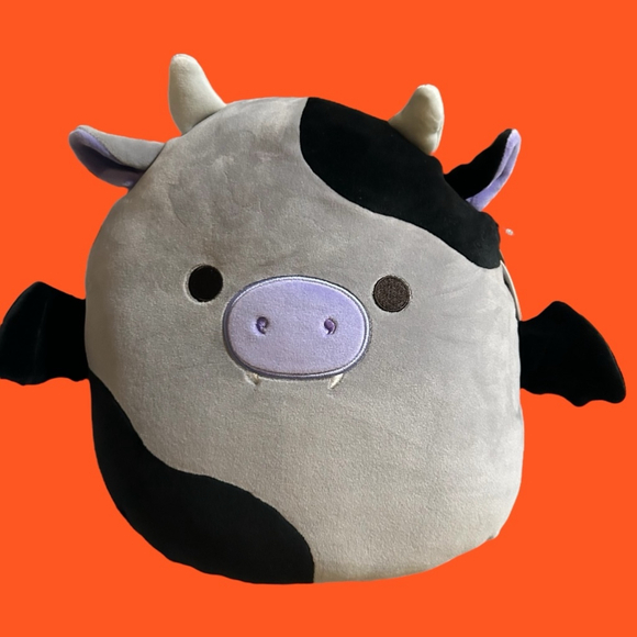 12-inch Bridgette Squishmallows Plush Toy Vampire Bat Cow - Picture 8 of 11